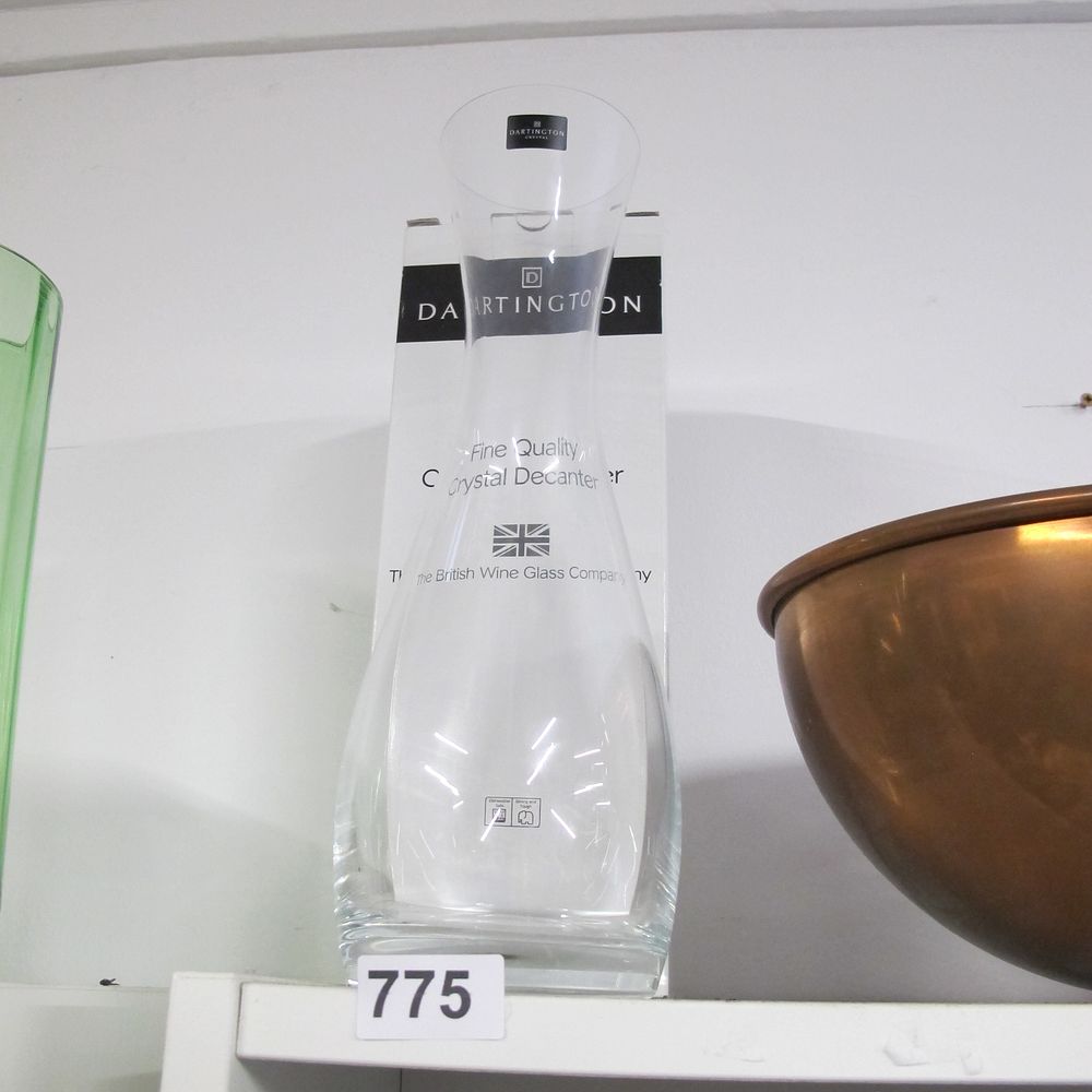 Lot 775: Dartington Crystal Gran Coramino Tequila Decanter