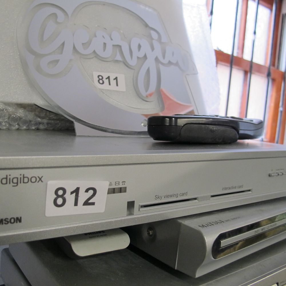 Lot 812: A Thomson SKY Digibox 