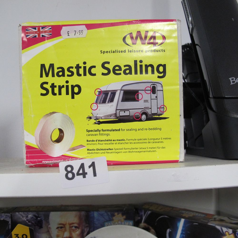 Lot 841: W4 Mastic Sealing Strip for Caravans and Motorhomes