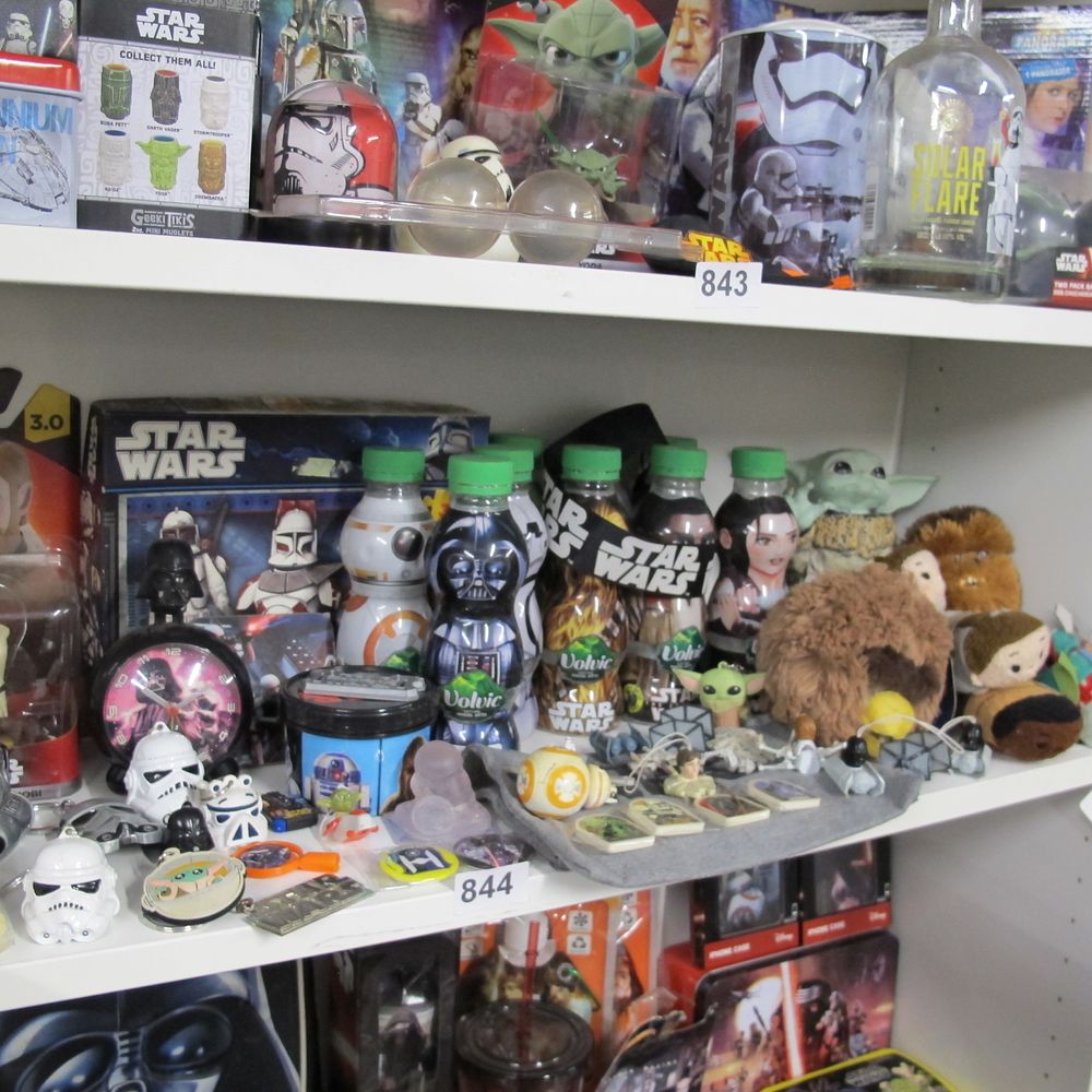 Lot 844: Lot 843 A Collection of Star Wars Memorabilia 