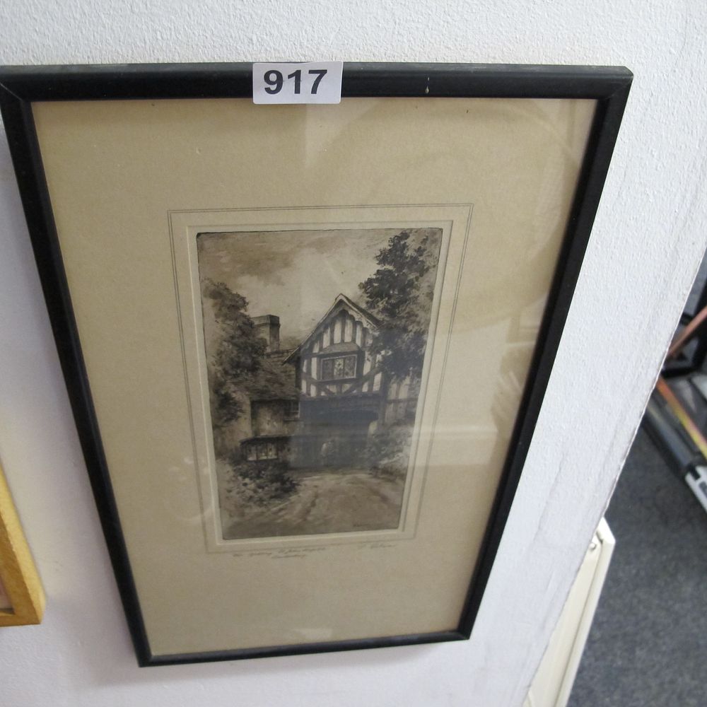 Lot 917: Attributed to Featherstone Robson (1880-1936), An Etching of...