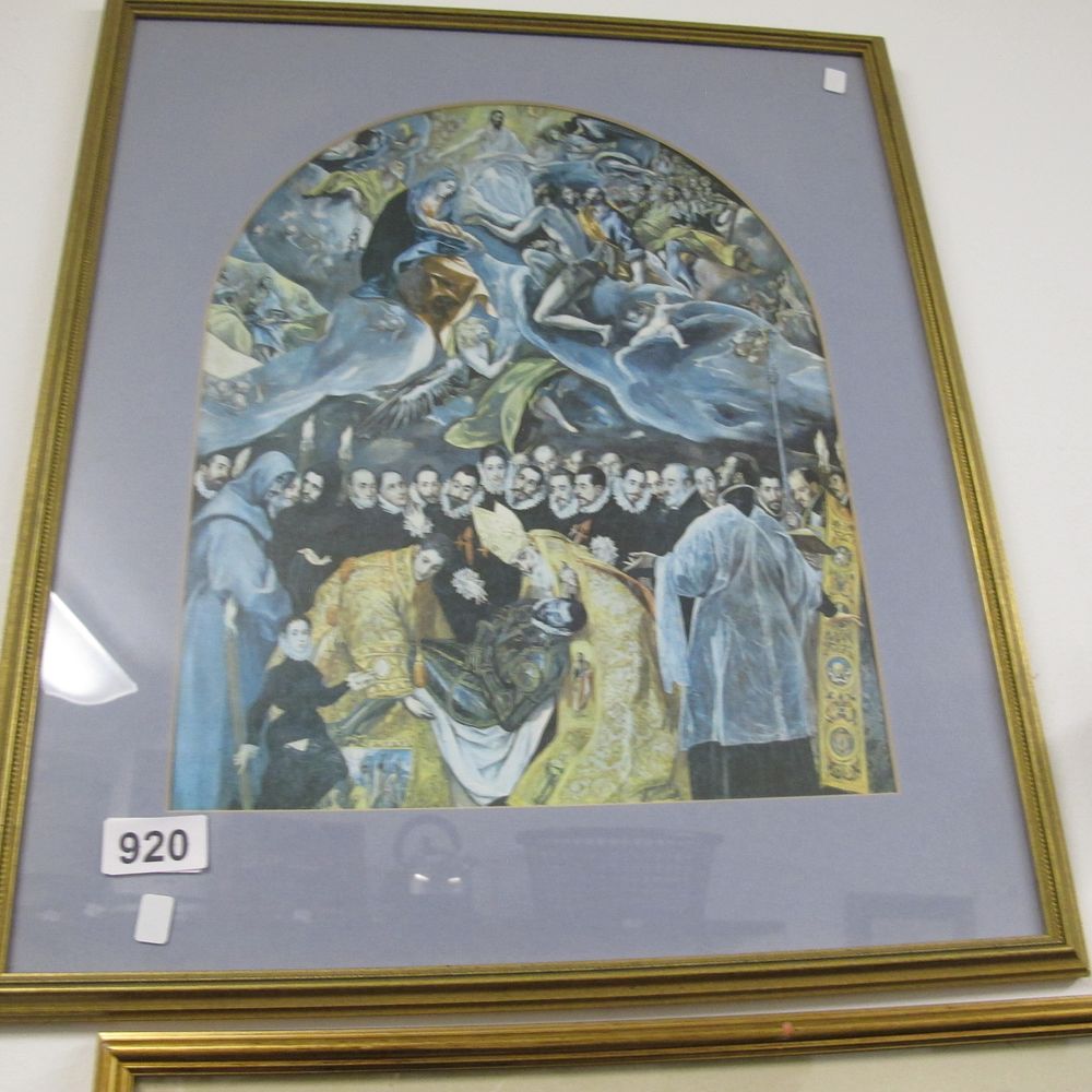 Lot 920: After El Greco (Domenikos Theotokopoulos, 1541-1614), 'The Burial...