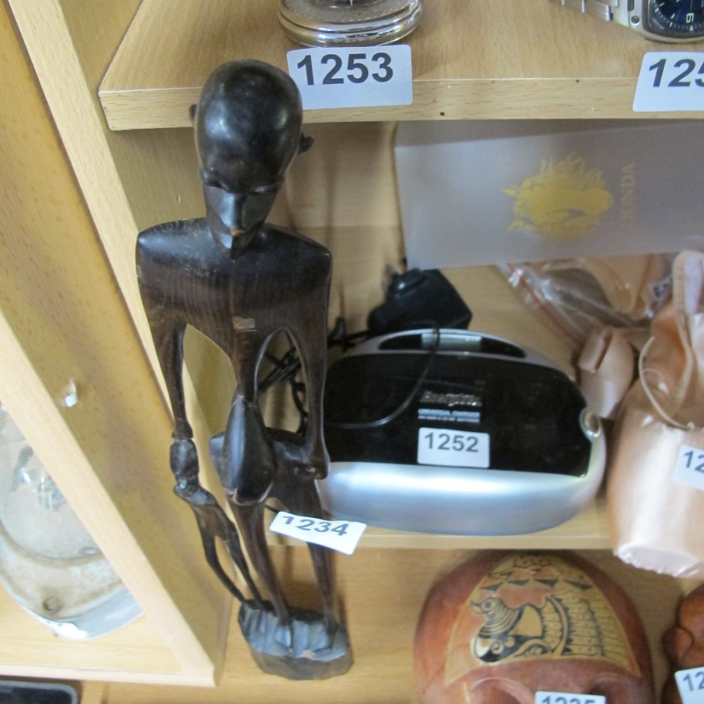 Lot 1234: An East African Makonde Style Carved Ebony Wood...