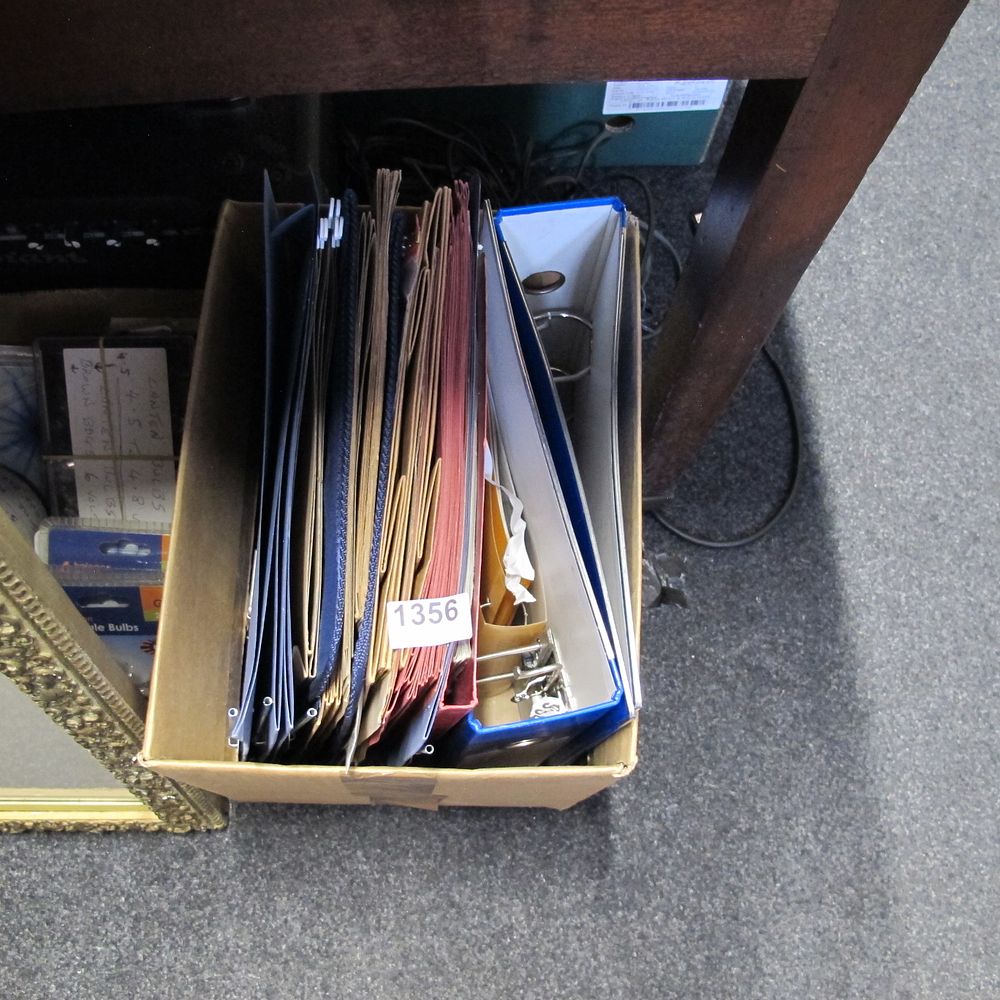 Lot 1356: A Collection of Ring Binders and Lever Arch...