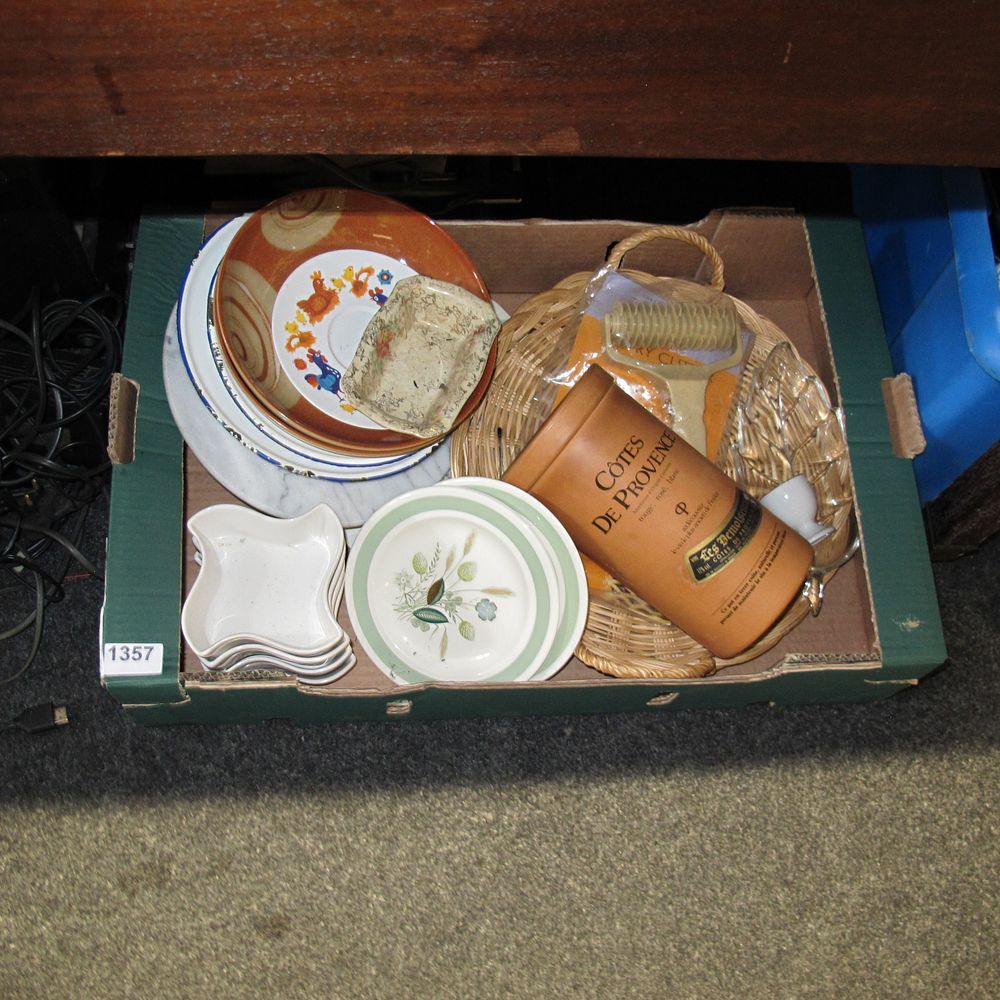 Lot 1357: An Assortment of Ceramics and Kitchenware including a...