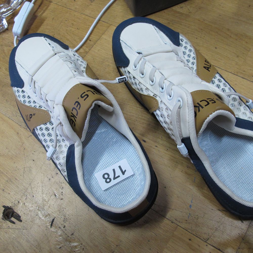 Lot 178: A Pair of Men's Mesh Slip-On Mule Trainers