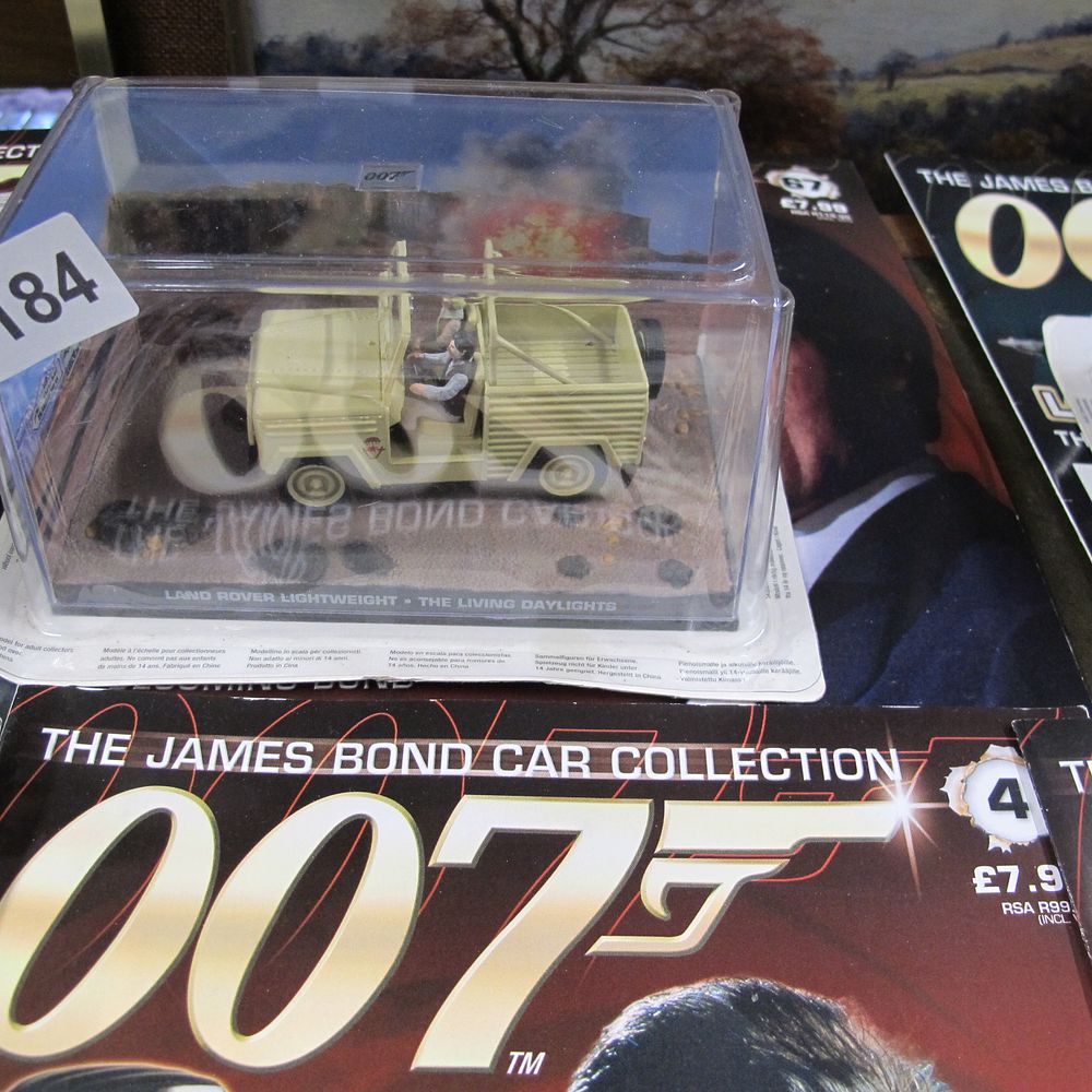 Lot 1184: Three Items from The James Bond Car Collection...