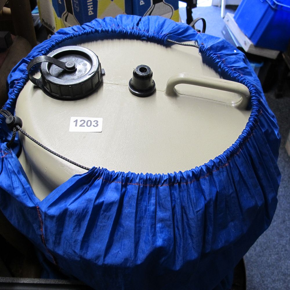 Lot 1203: AquaRoll Portable Water Container with Protective Cover