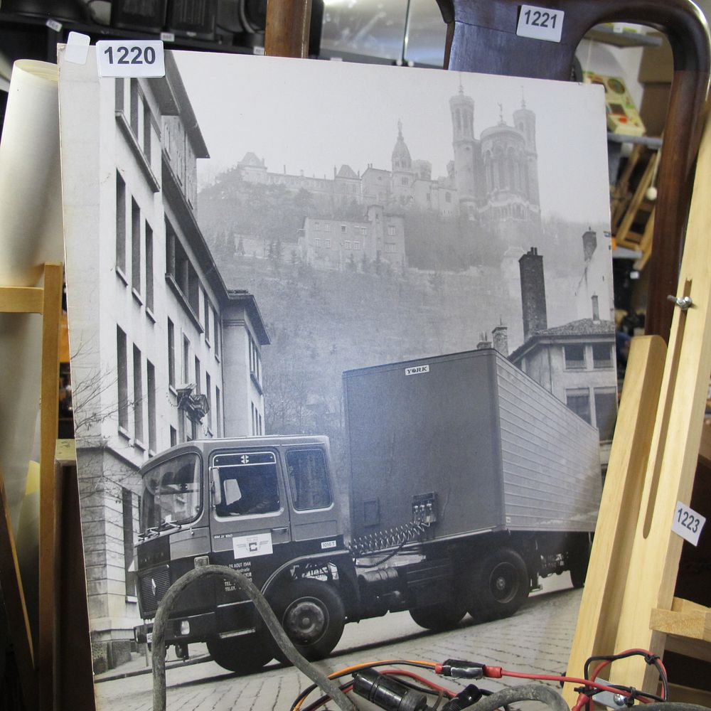 Lot 1220: Large Format Silver Gelatin Print of a Saviem...