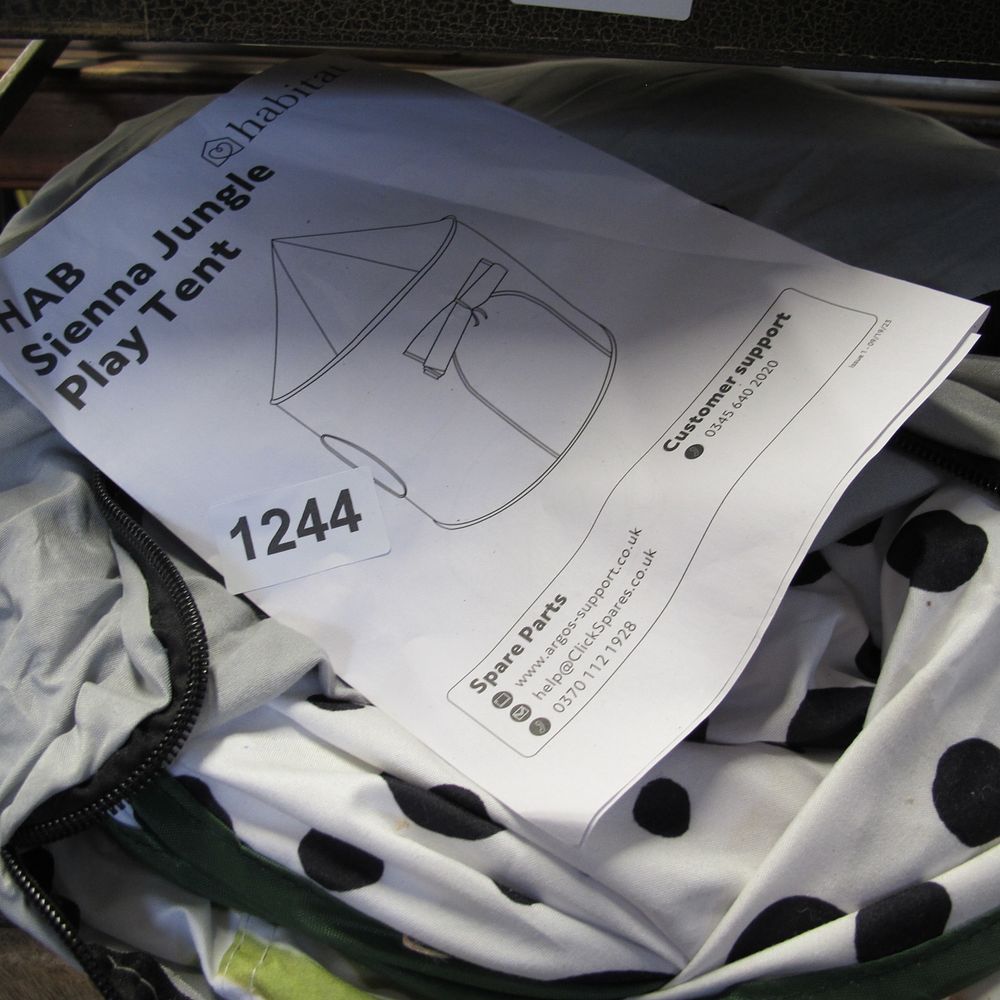 Lot 1244: Habitat Sienna Jungle Play Tent