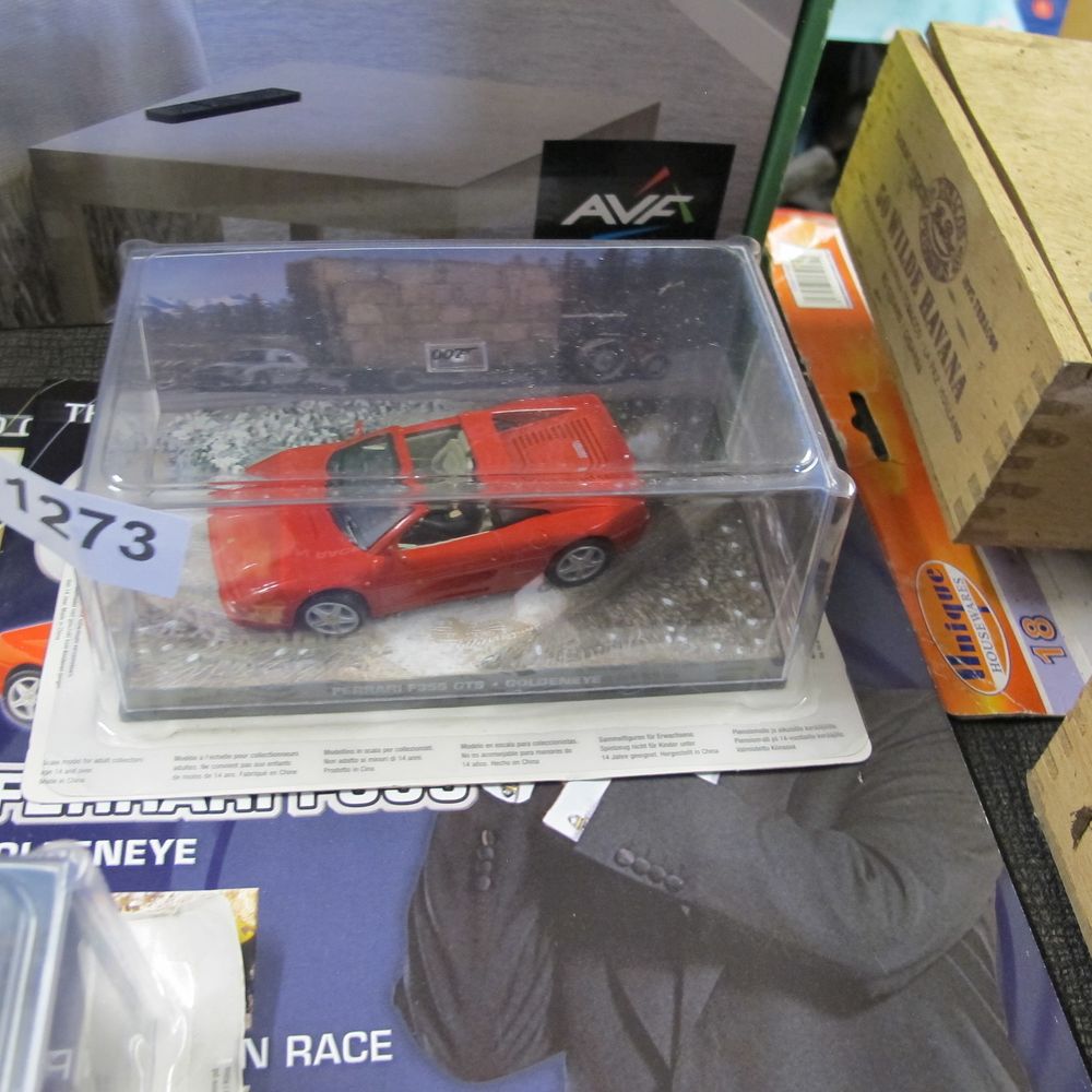 Lot 1273: James Bond Car Collection Ferrari F355 GTS Die-Cast...