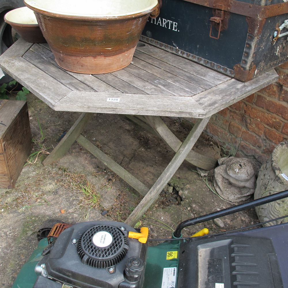 Lot 1328: An Assortment of Outdoor Furniture and Garden Items...
