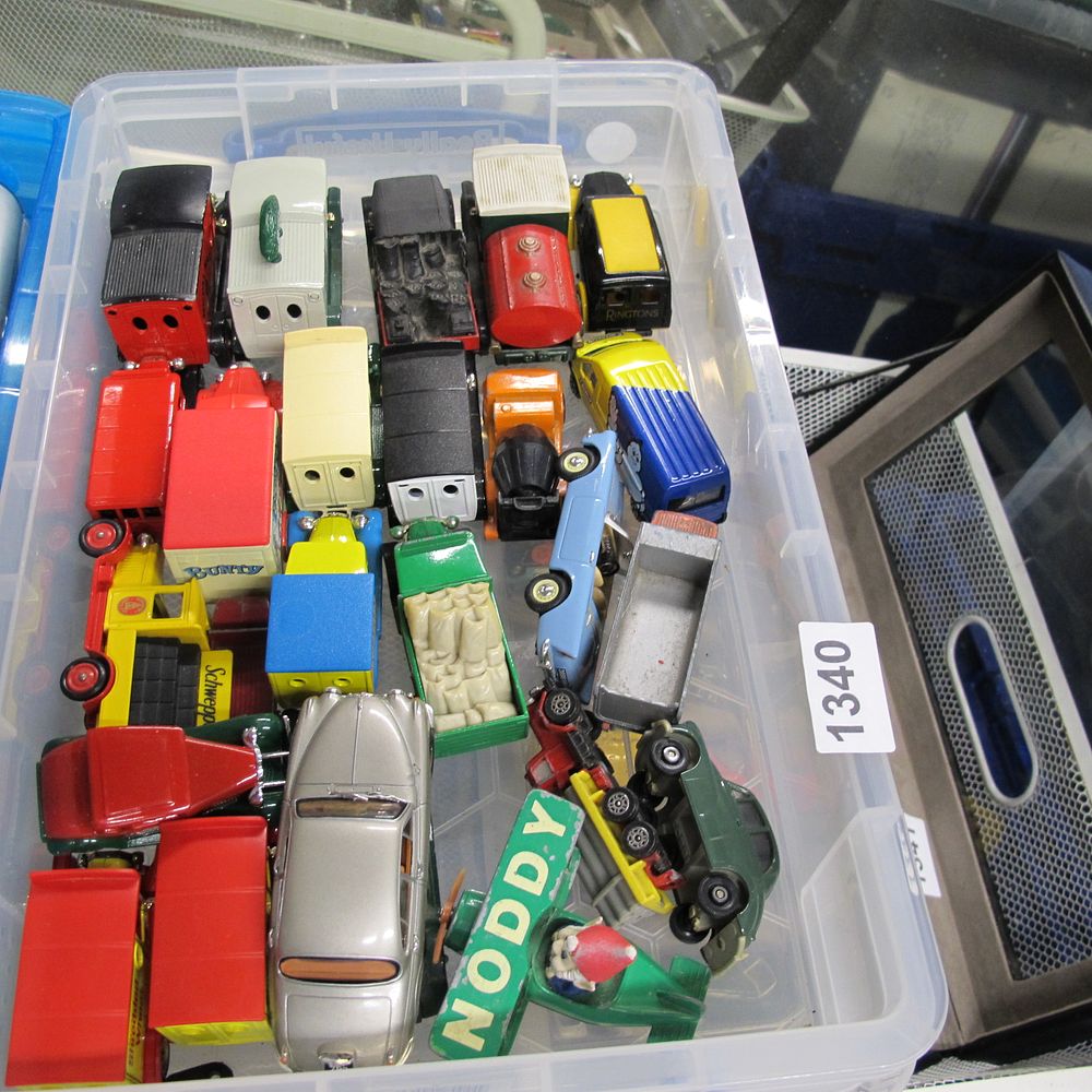 Lot 1340: A Collection of Vintage Die-cast and Plastic Toy...