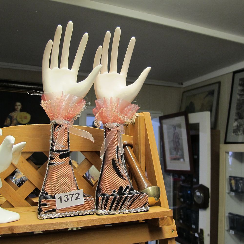 Lot 1372: A Pair of Novelty Mannequin Hand Jewellery Displays