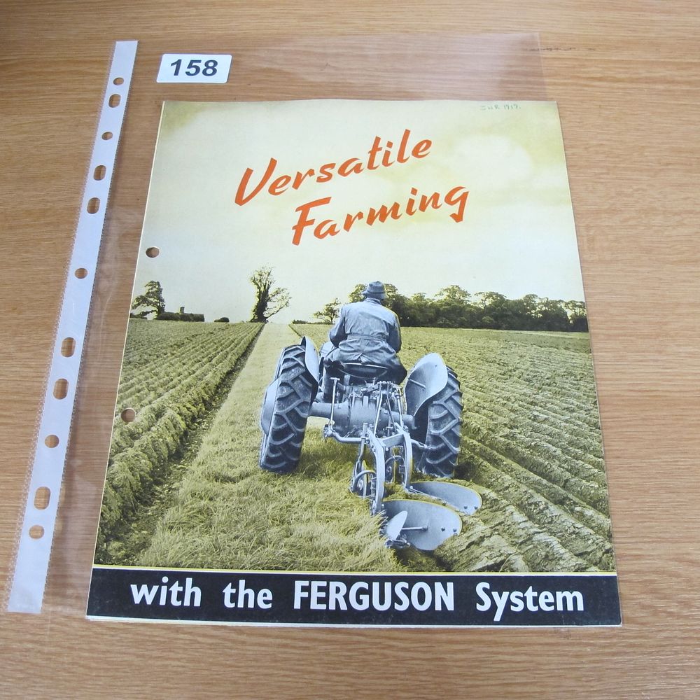 Lot 158: A Mid-20th Century Ferguson System Versatile Farming Promotional...