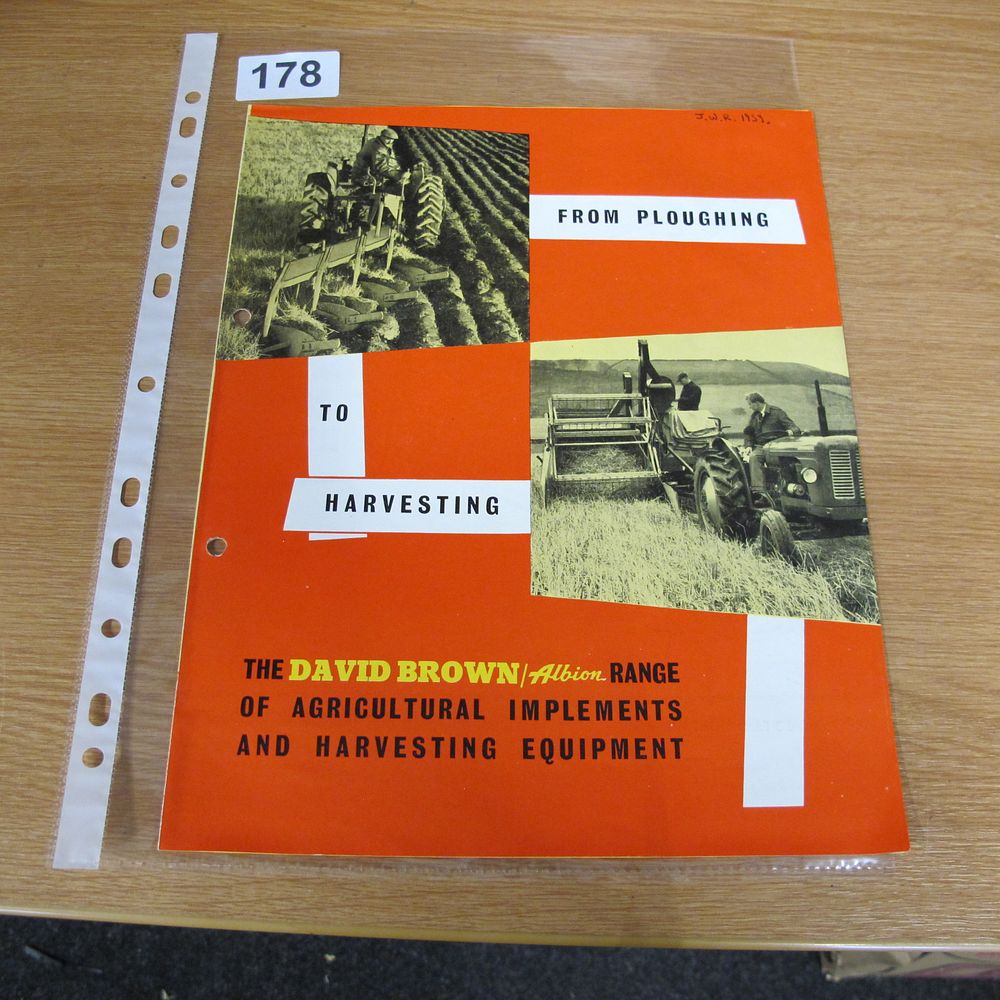 Lot 178: A Mid-20th Century David Brown / Albion Agricultural...