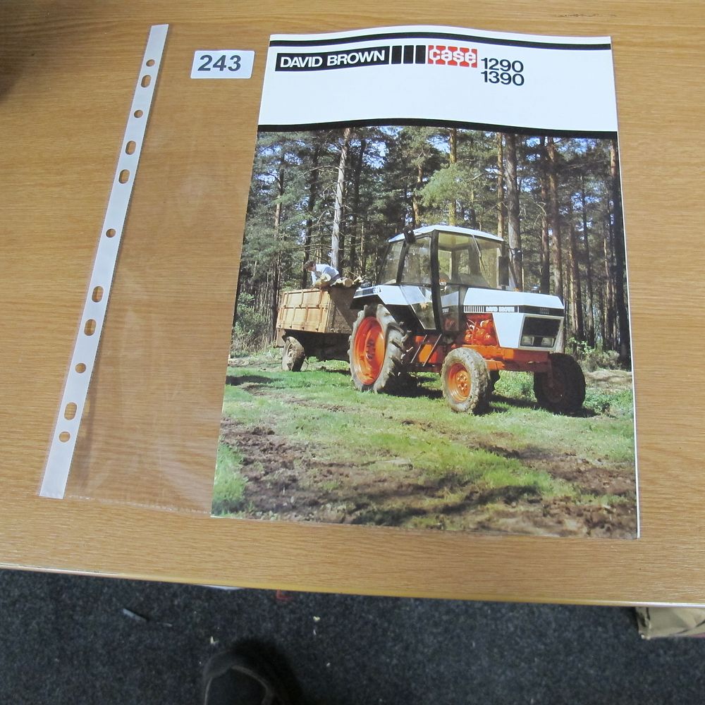 Lot 243: A David Brown Case 1290 and 1390 Tractor...