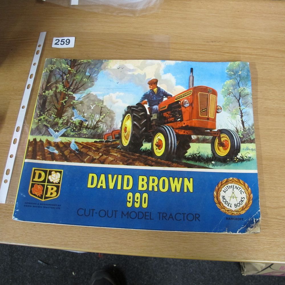 Lot 260: A Bancroft Authentic Model Books David Brown 990...
