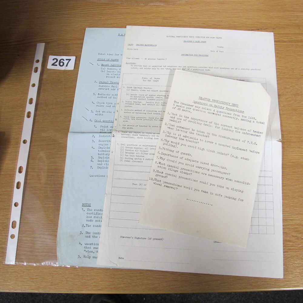 Lot 267: A Collection of Mid-20th Century Agricultural Ephemera for...
