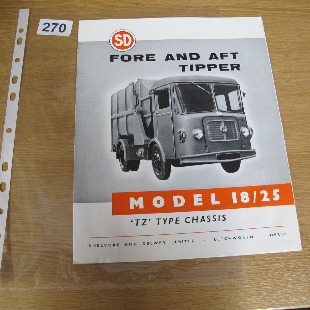 Lot 270: Shelvoke and Drewry Model 18/25 Fore and Aft...