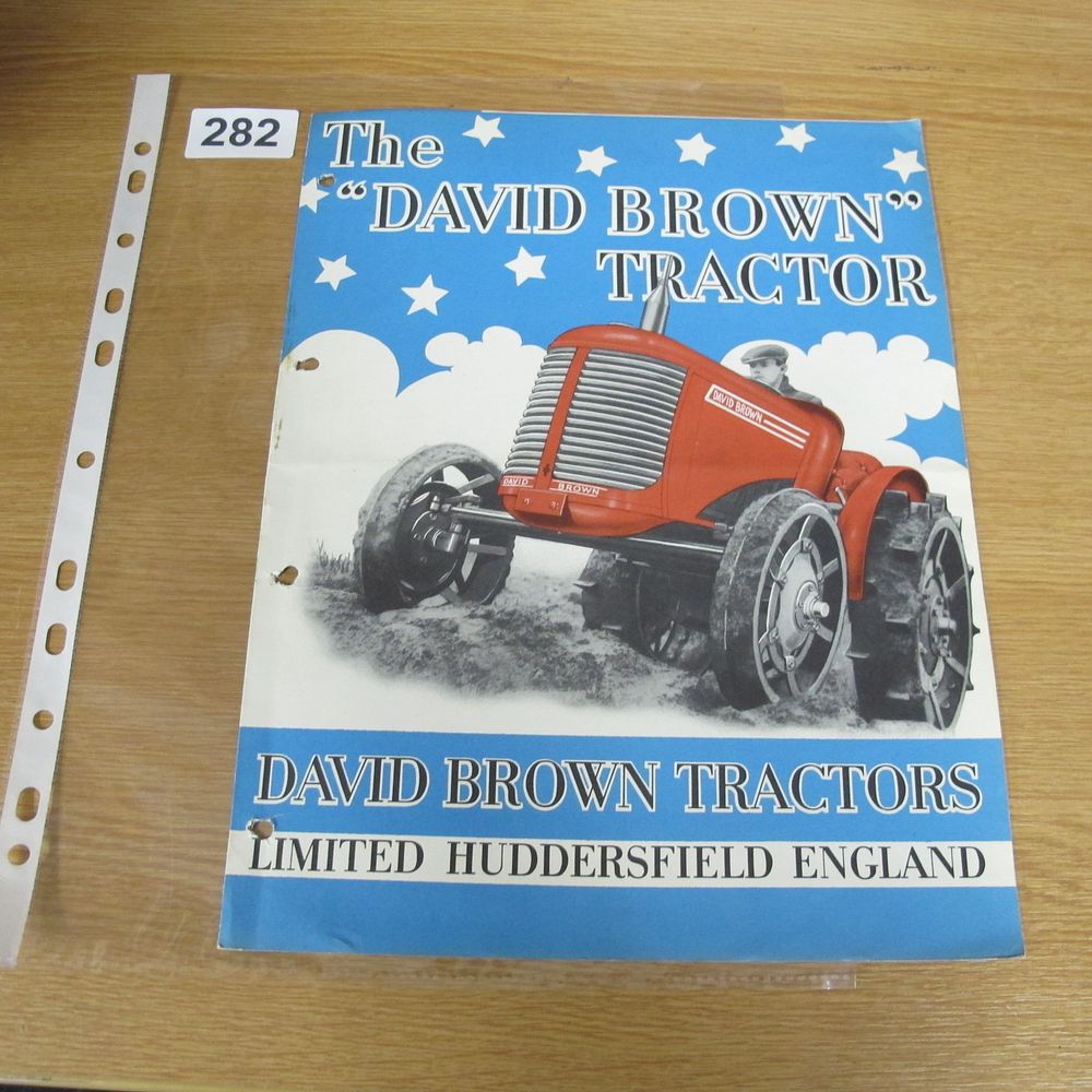 Lot 282: A Vintage David Brown Tractors Promotional Sales Brochure