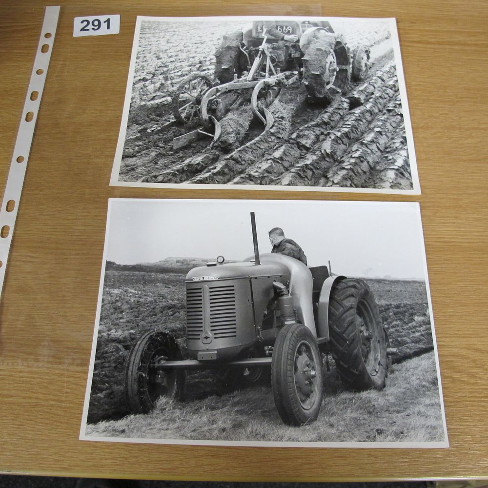 Lot 291: A Pair of Black and White Photographs Depicting...