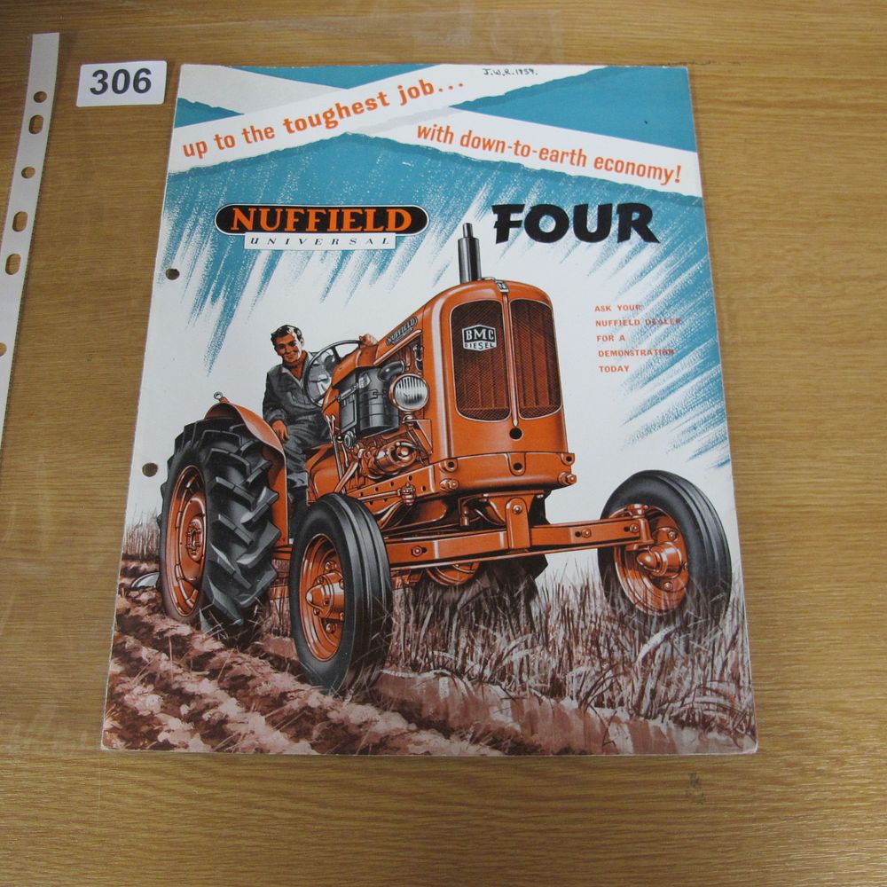Lot 306: A Vintage Nuffield Universal Four Tractor Publicity Brochure,...