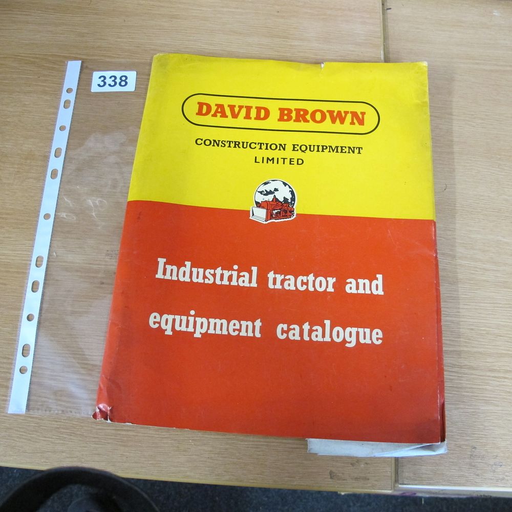 Lot 338: A David Brown Construction Equipment Limited Industrial Tractor...