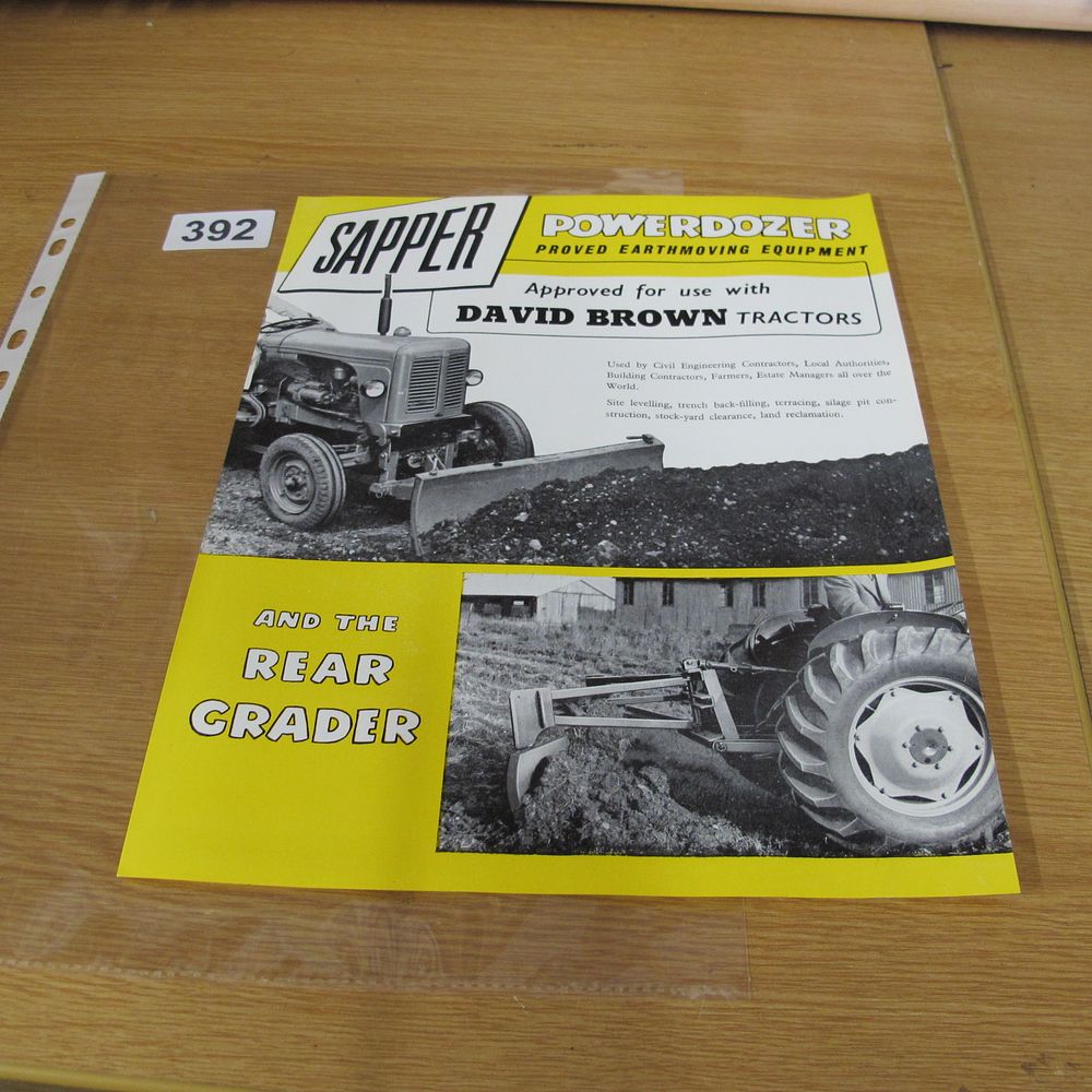 Lot 392: A Vintage Sapper Powerdozer and Rear Grader Promotional...