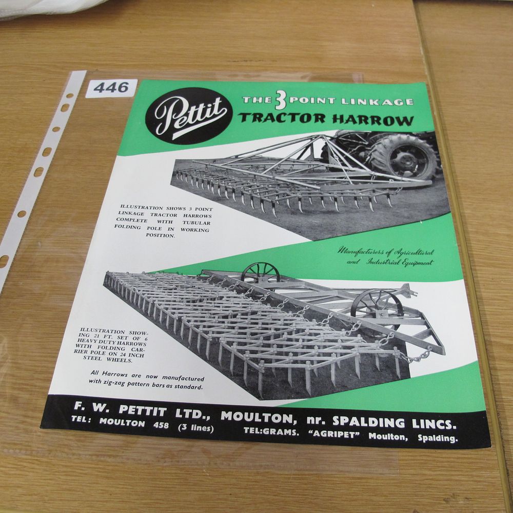 Lot 446: A Mid-20th Century F. W. Pettit Ltd. Tractor...