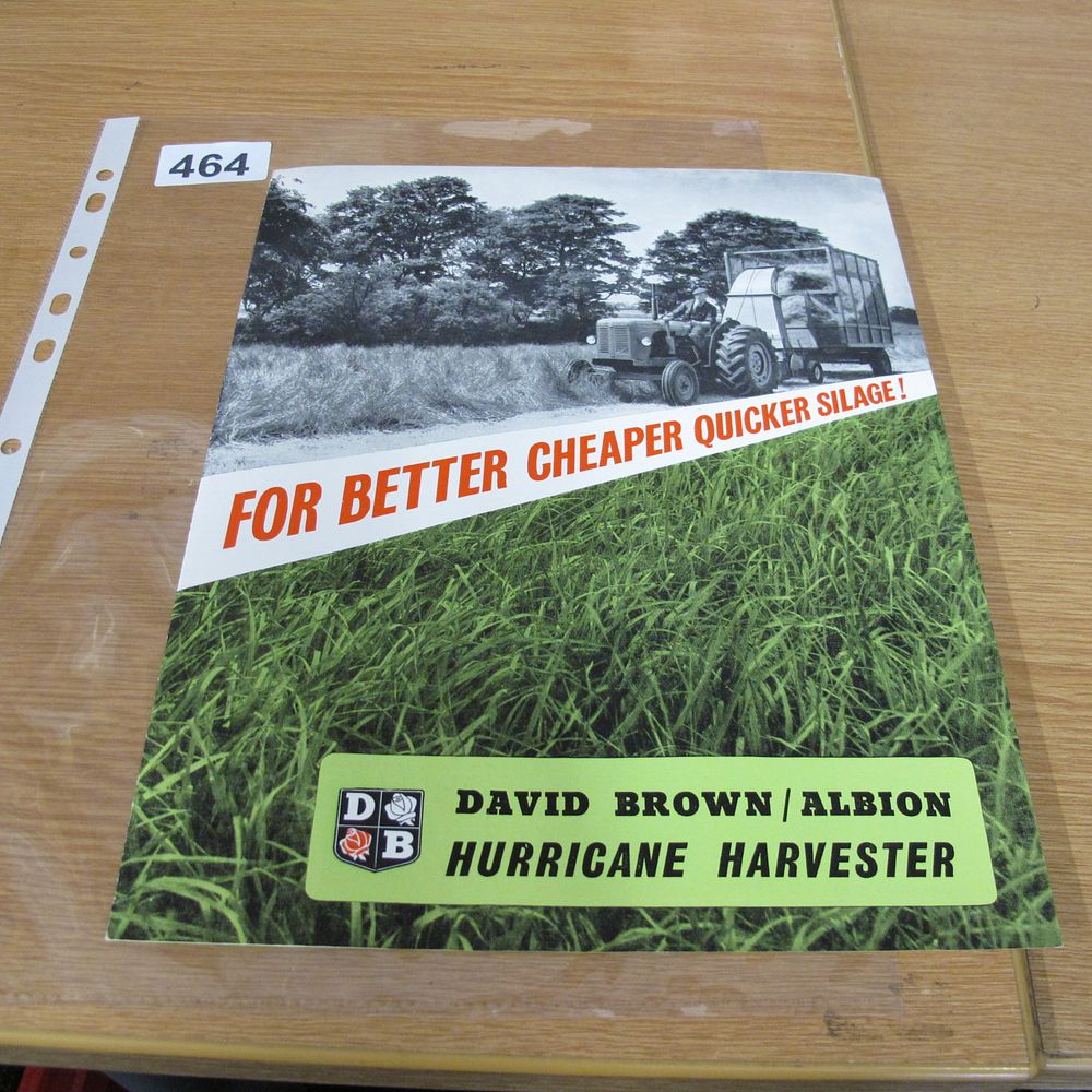 Lot 464: A David Brown / Albion Hurricane Harvester Promotional...