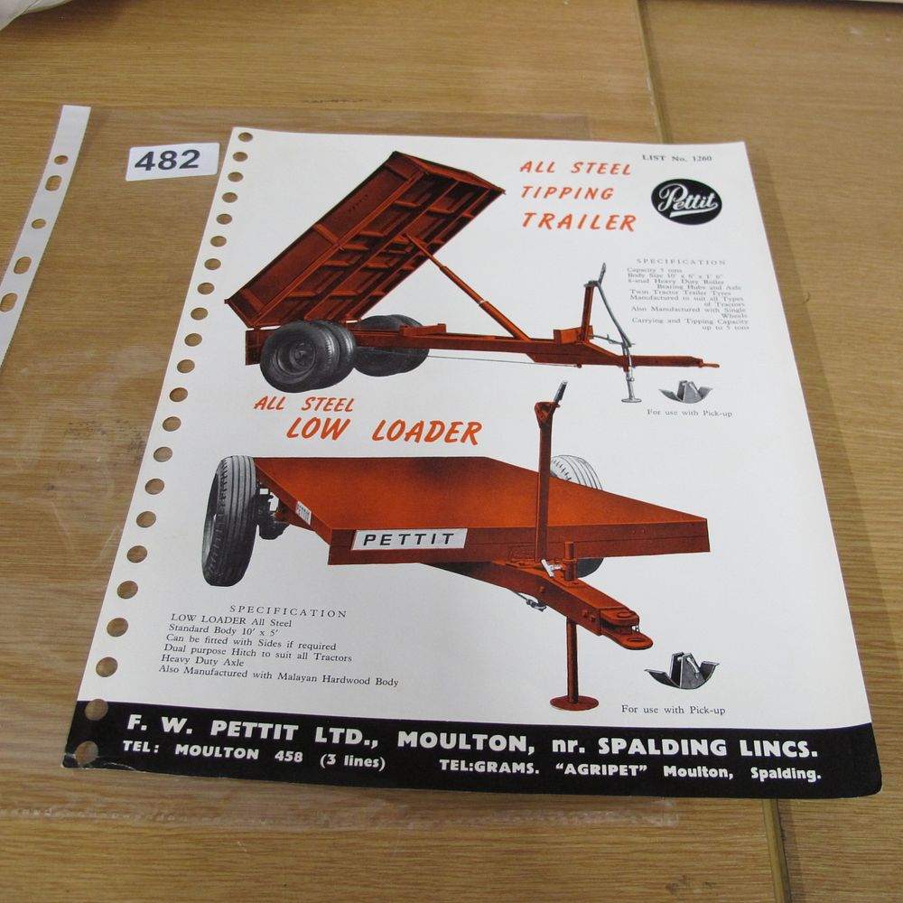 Lot 482: A Vintage F. W. Pettit Ltd All Steel...