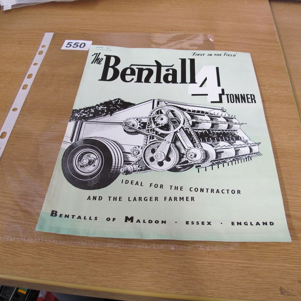 Lot 550: A Bentalls of Maldon 'The Bentall 4 Tonner'...