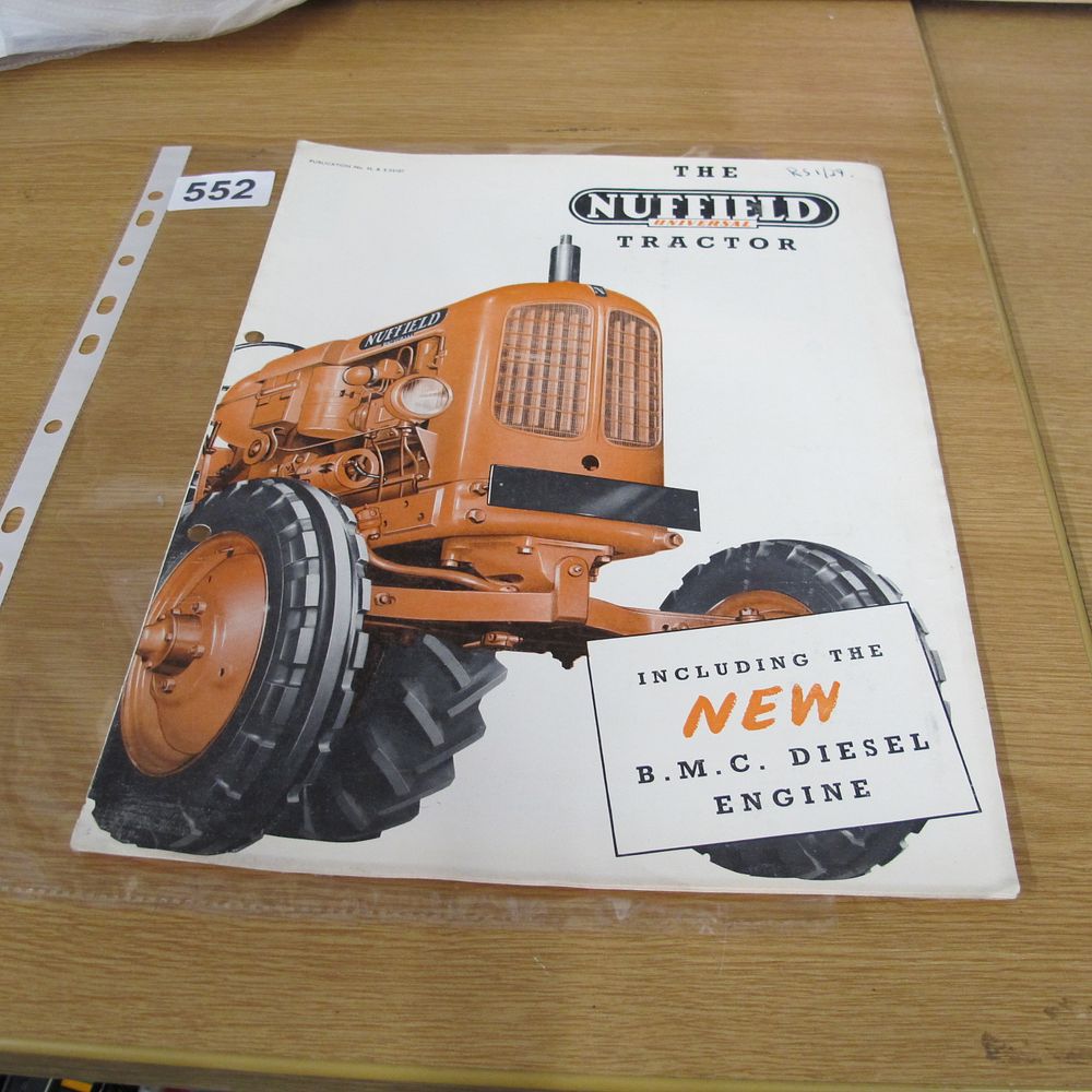 Lot 552: A Nuffield Universal Tractor Sales Brochure