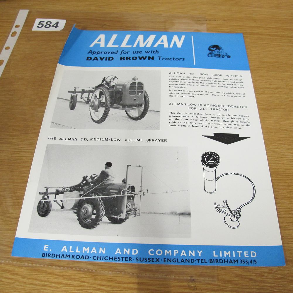 Lot 584: A Vintage E. Allman and Company Limited Agricultural...