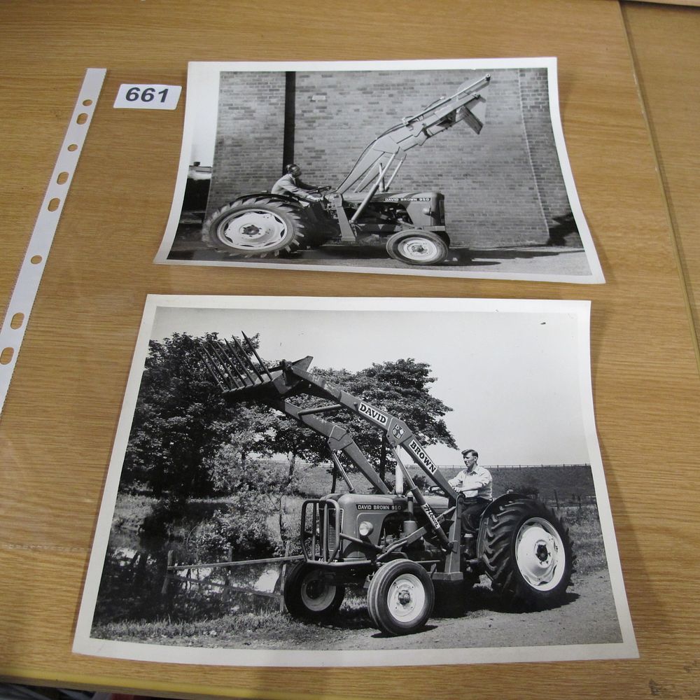 Lot 661: A Pair of David Brown 950 Tractor Promotional...
