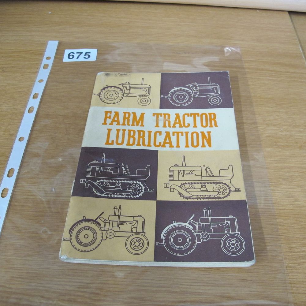 Lot 675: A Vintage Agricultural Ephemera Booklet Titled Farm Tractor...