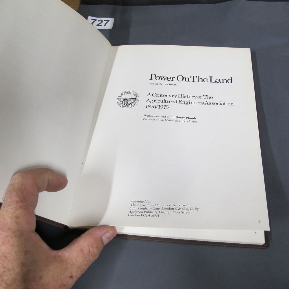 Lot 727: Power On The Land: A Centenary History of...