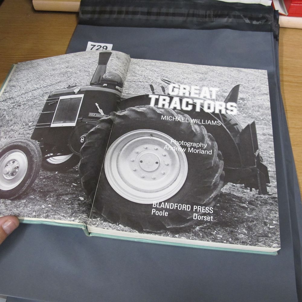 Lot 729: Michael Williams, Great Tractors, Blandford Press