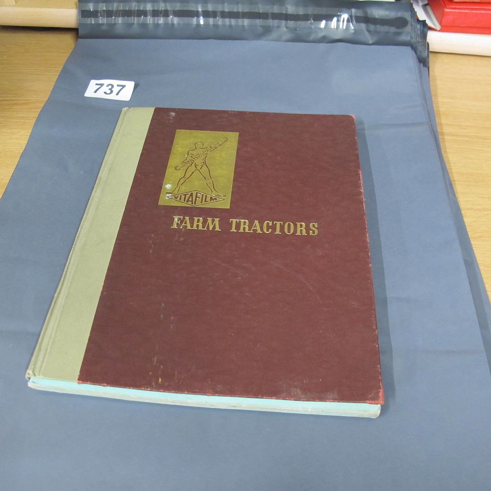 Lot 737: A mid-20th century hardcover book titled Farm Tractors...