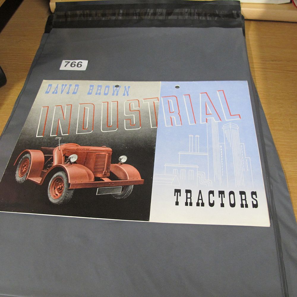 Lot 766: A Vintage David Brown Industrial Tractors Promotional Brochure