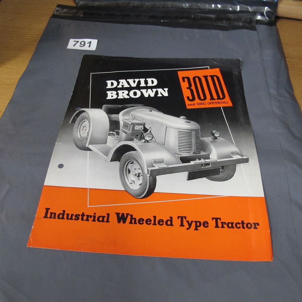 Lot 791: A David Brown 30ID and 30IC Petrol Industrial...