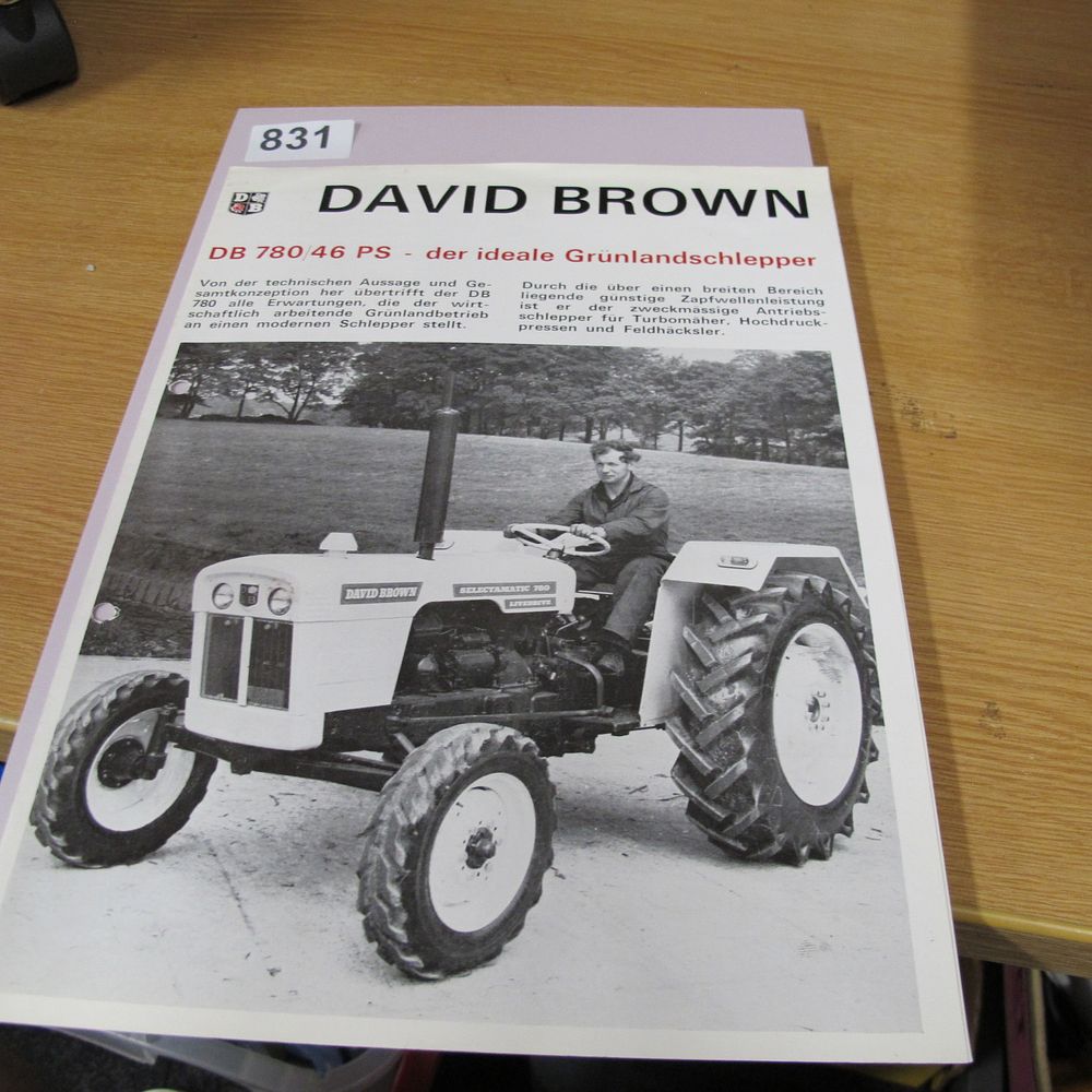 Lot 831: A David Brown DB 780/46 PS Selectamatic 780...