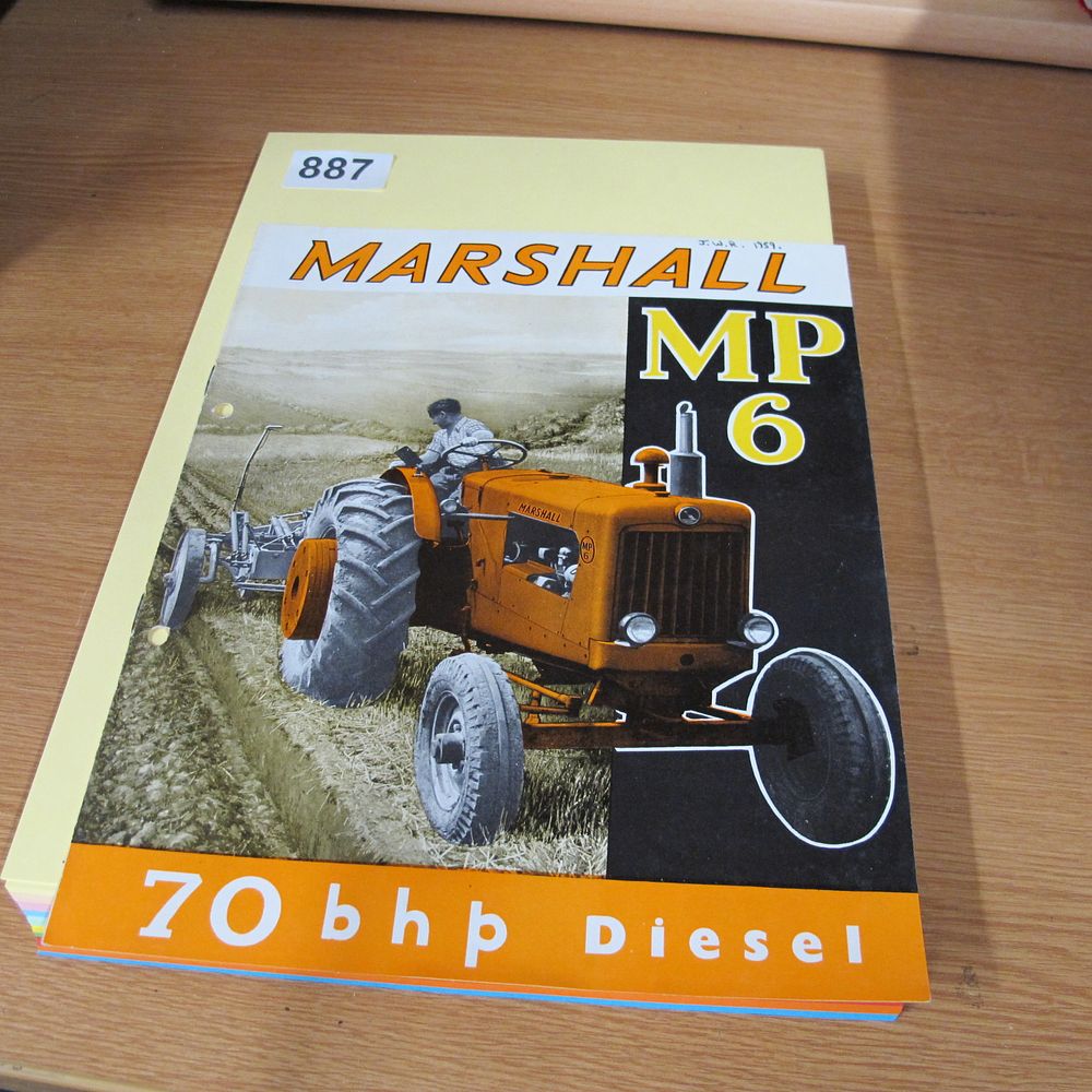Lot 887: A Vintage Marshall MP 6 70 bhp Diesel...