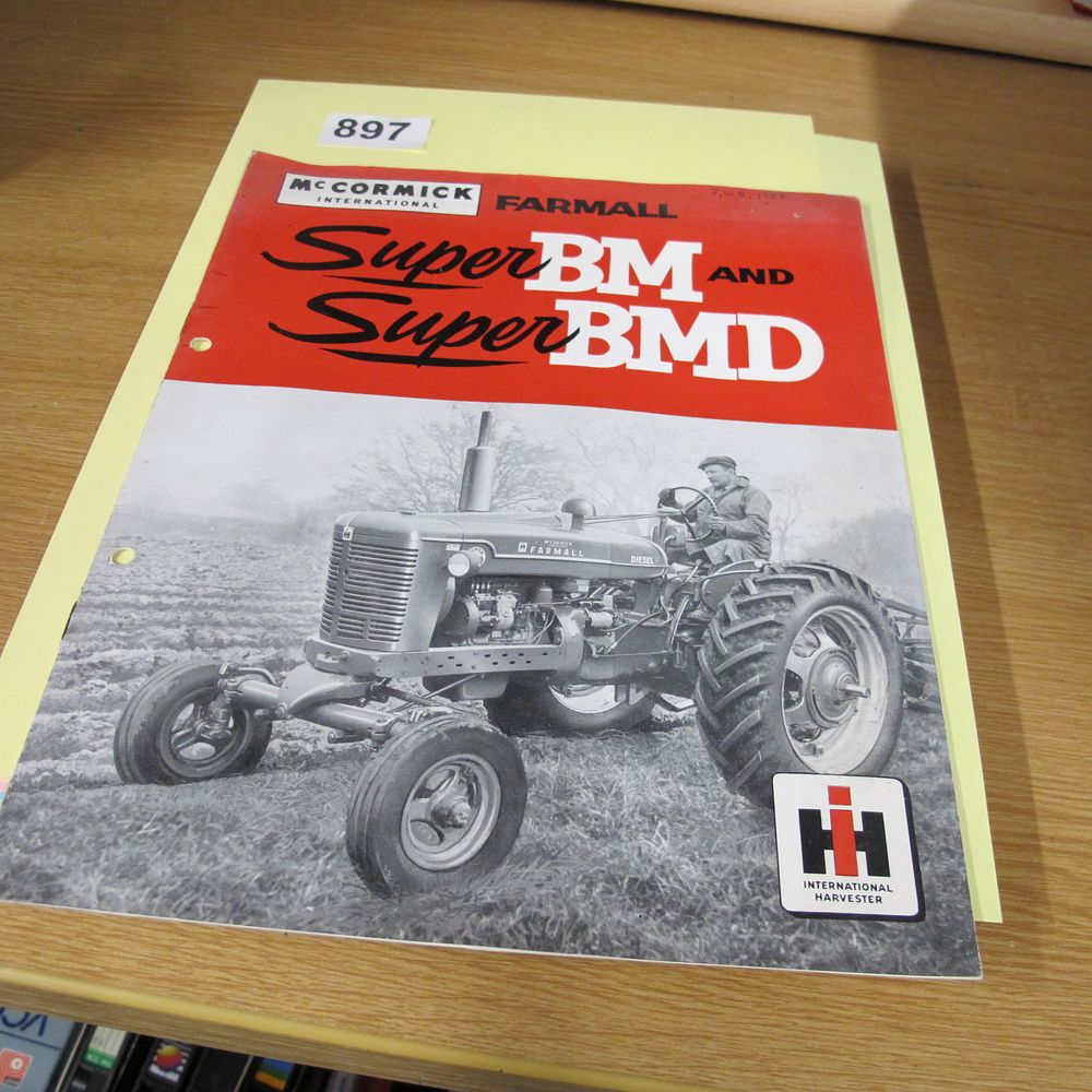 Lot 897: McCormick International Farmall Super BM and Super BMD...