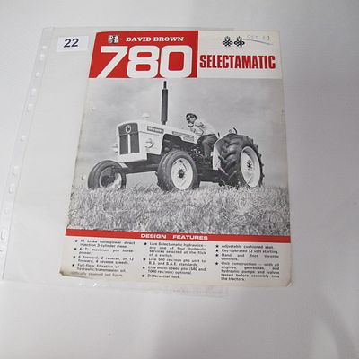 David Brown Tractors Ltd. David Brown 780 Selectamatic. David Brown Tractors Ltd, c. 1969.