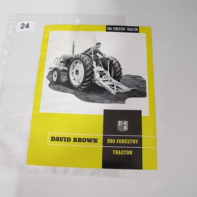 David Brown 990 Forestry Tractor Promotional Brochure
