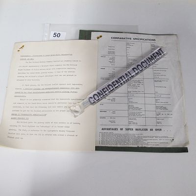 David Brown Sales Organisation. Compare and Sell and Comparative Specifications. Internal 