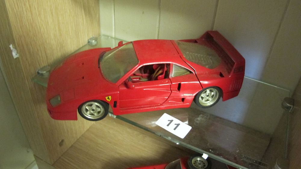 Lot 11: A Large Scale Die-Cast Model Ferrari F40