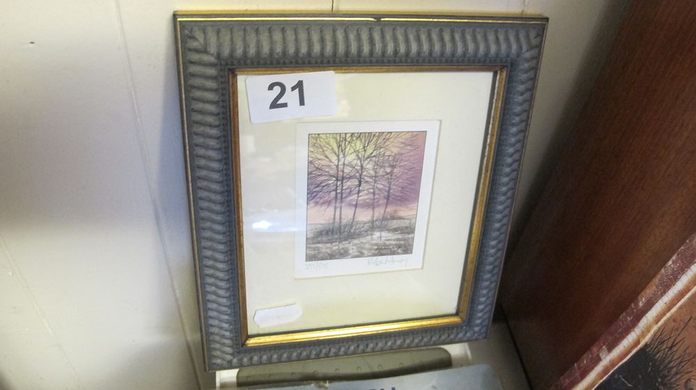 Lot 21: Robert Harry Limited Edition Colour Print 277/575 Winter Landscape